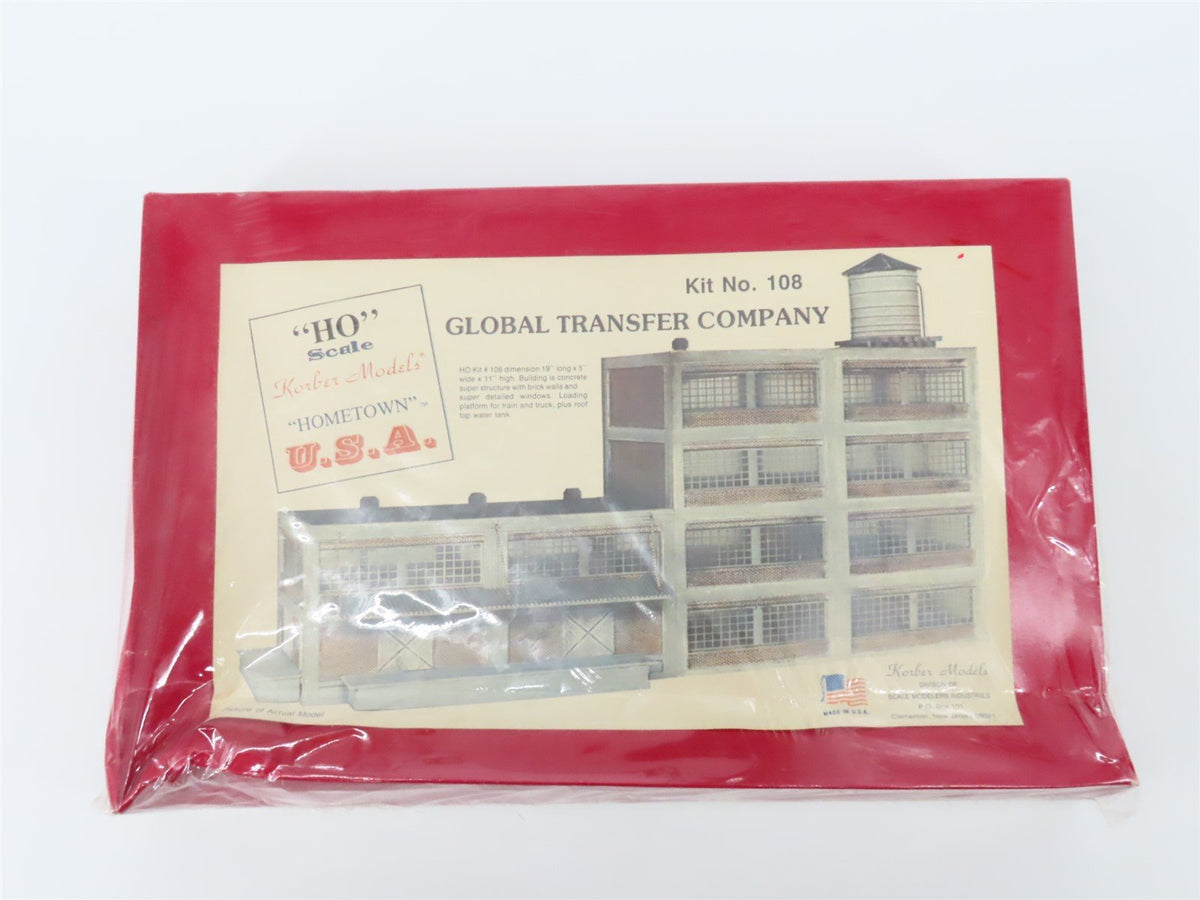 HO Korber Models &quot;Hometown&quot; U.S.A. Kit #108 Global Transfer Company - SEALED