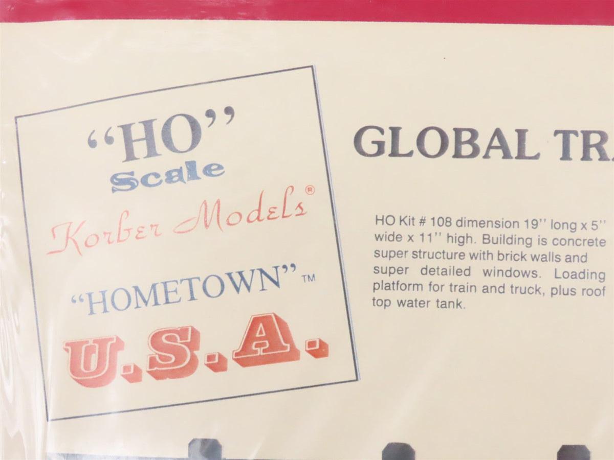 HO Korber Models &quot;Hometown&quot; U.S.A. Kit #108 Global Transfer Company - SEALED