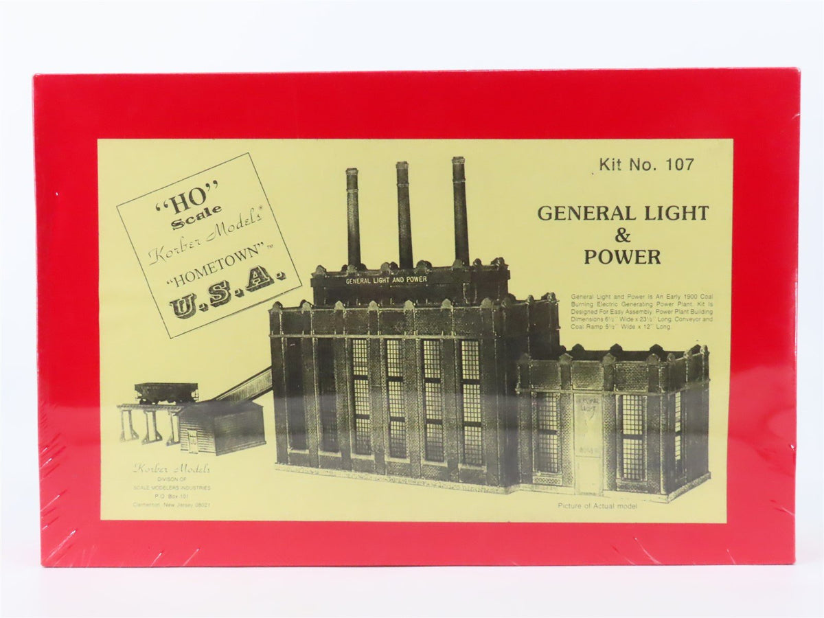 HO Scale Korber Models &quot;Hometown&quot; U.S.A. Kit #107 General Light &amp; Power - SEALED