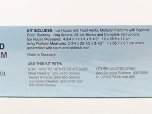 HO 1/87 Scale Walthers Cornerstone Kit #933-3049 Icehouse & Platform - SEALED