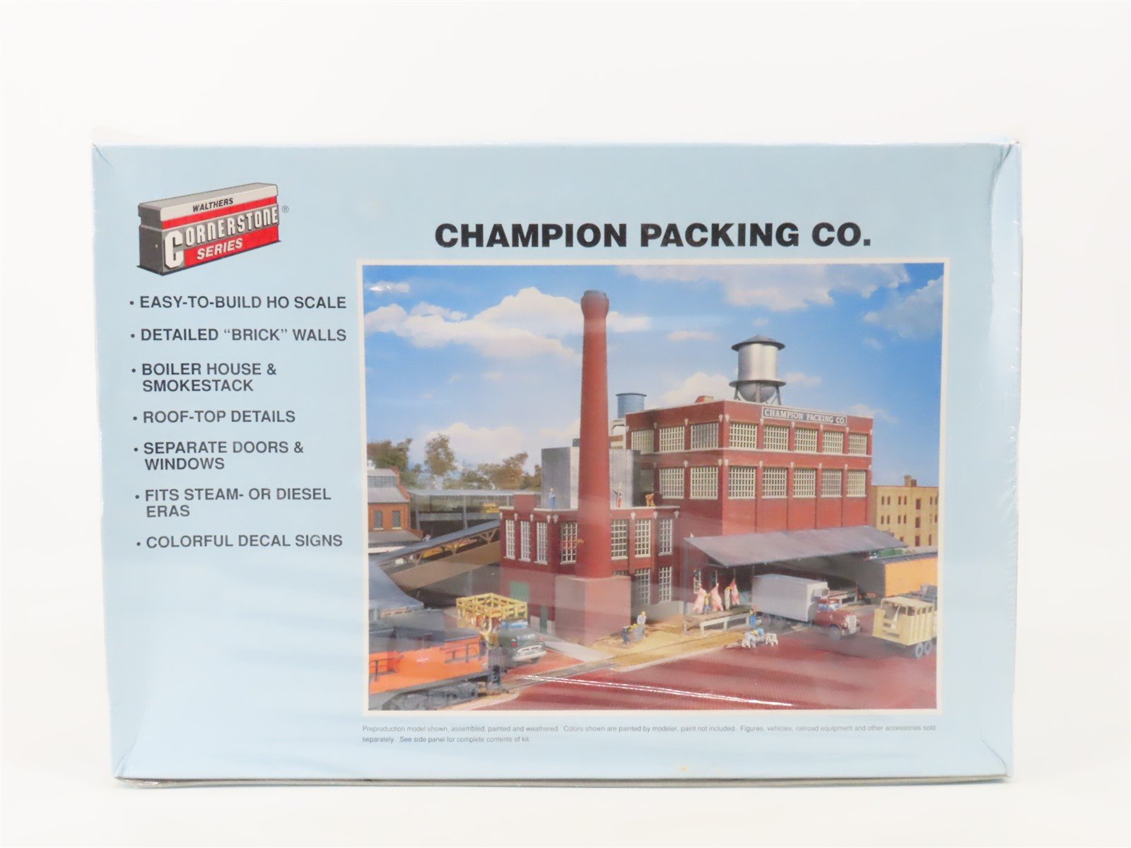 HO Scale Walthers Cornerstone Kit #933-3048 Champion Packing Plant - SEALED