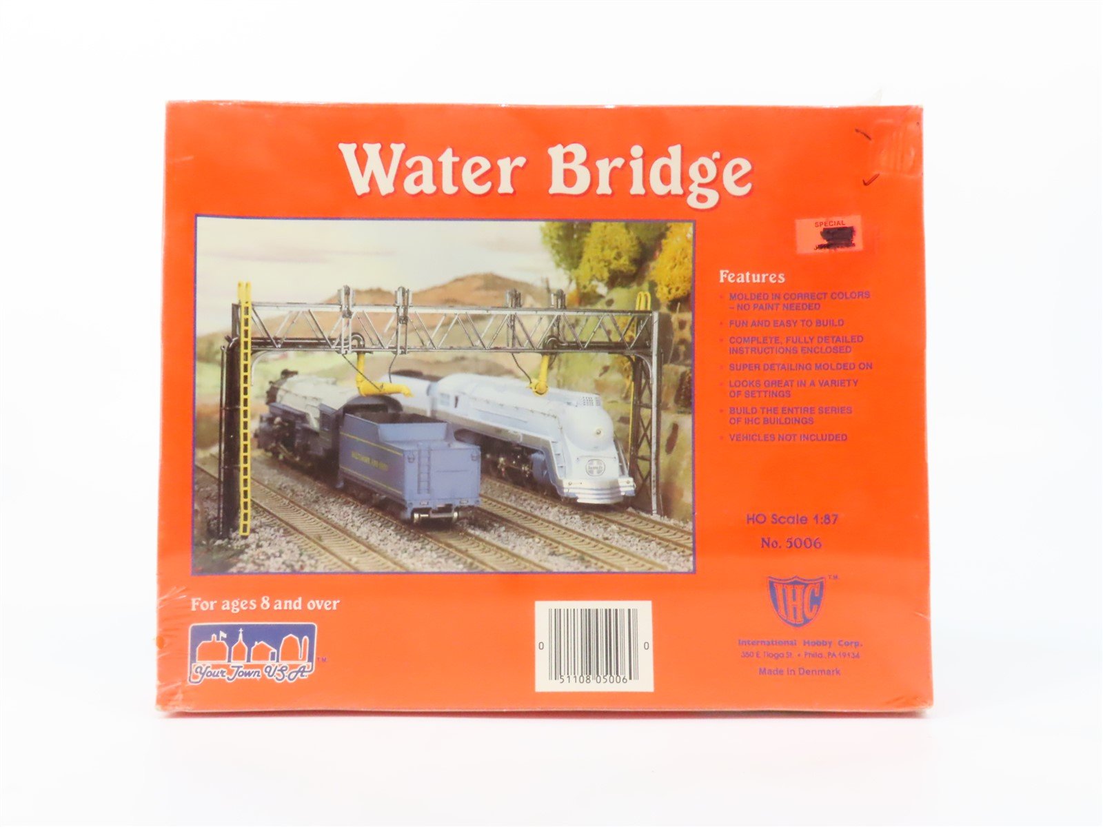 HO 1:87 Scale IHC Your Town USA Kit #5006 Water Bridge - SEALED