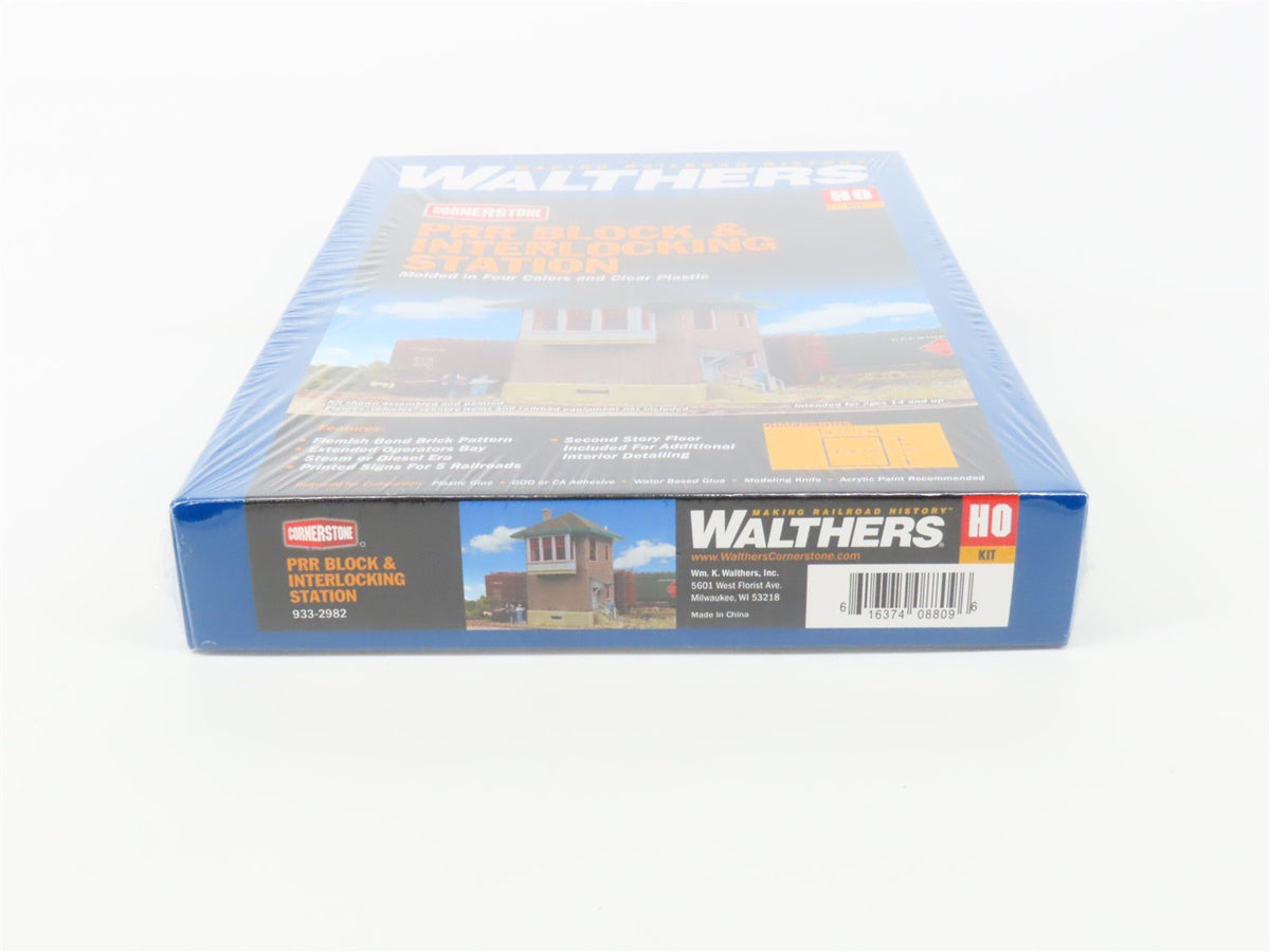 HO Walthers Kit #933-2982 PRR Railroad Block &amp; Interlocking Station - SEALED