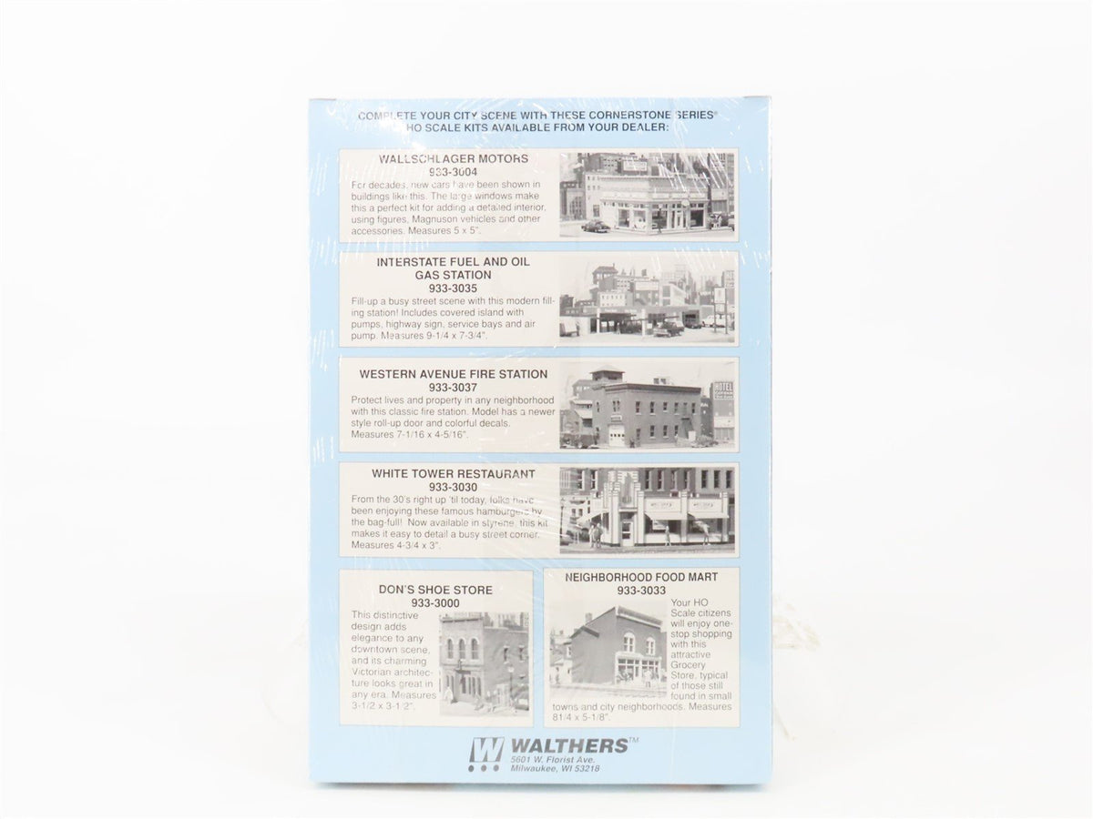 HO 1/87 Scale Walthers Cornerstone Kit #933-3028 Merchant&#39;s Row I - SEALED