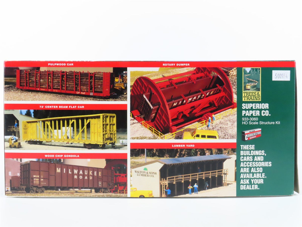 HO Scale Walthers Cornerstone Trees &amp; Trains Kit #933-3060 Superior Paper Co.