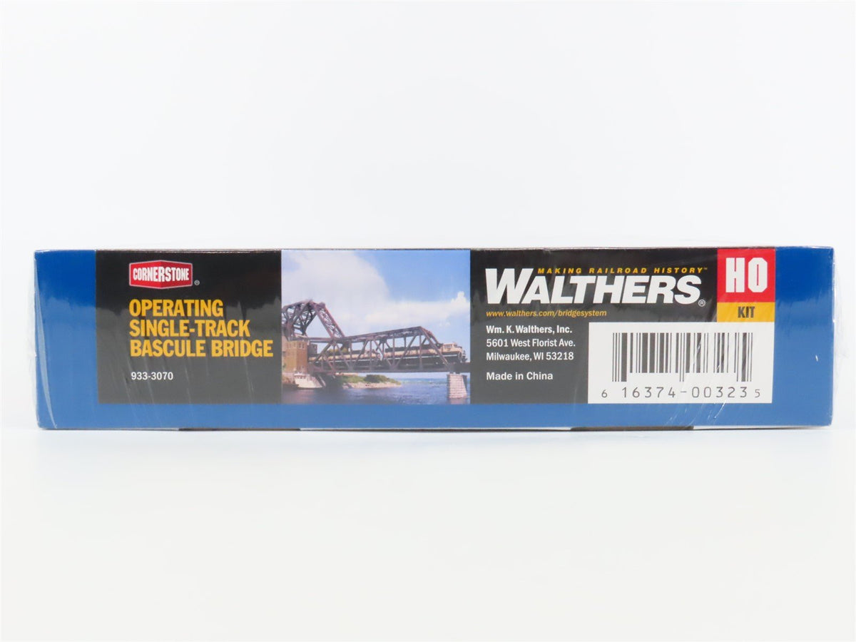 HO Scale Walthers Kit #933-3070 Operating Single-Track Bascule Bridge - SEALED