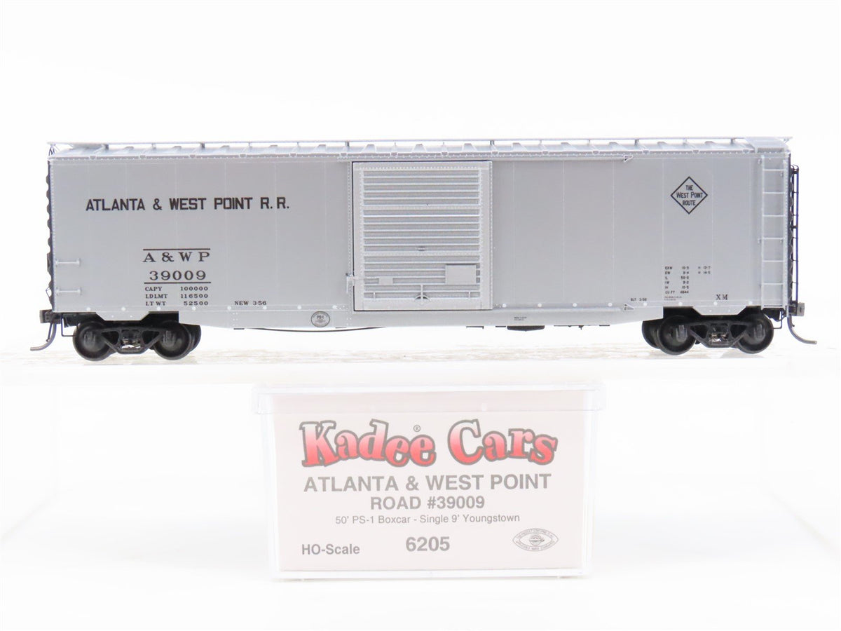 HO Scale Kadee 6205 A&amp;WP Atlanta &amp; West Point 50&#39; Single Door Box Car #39009