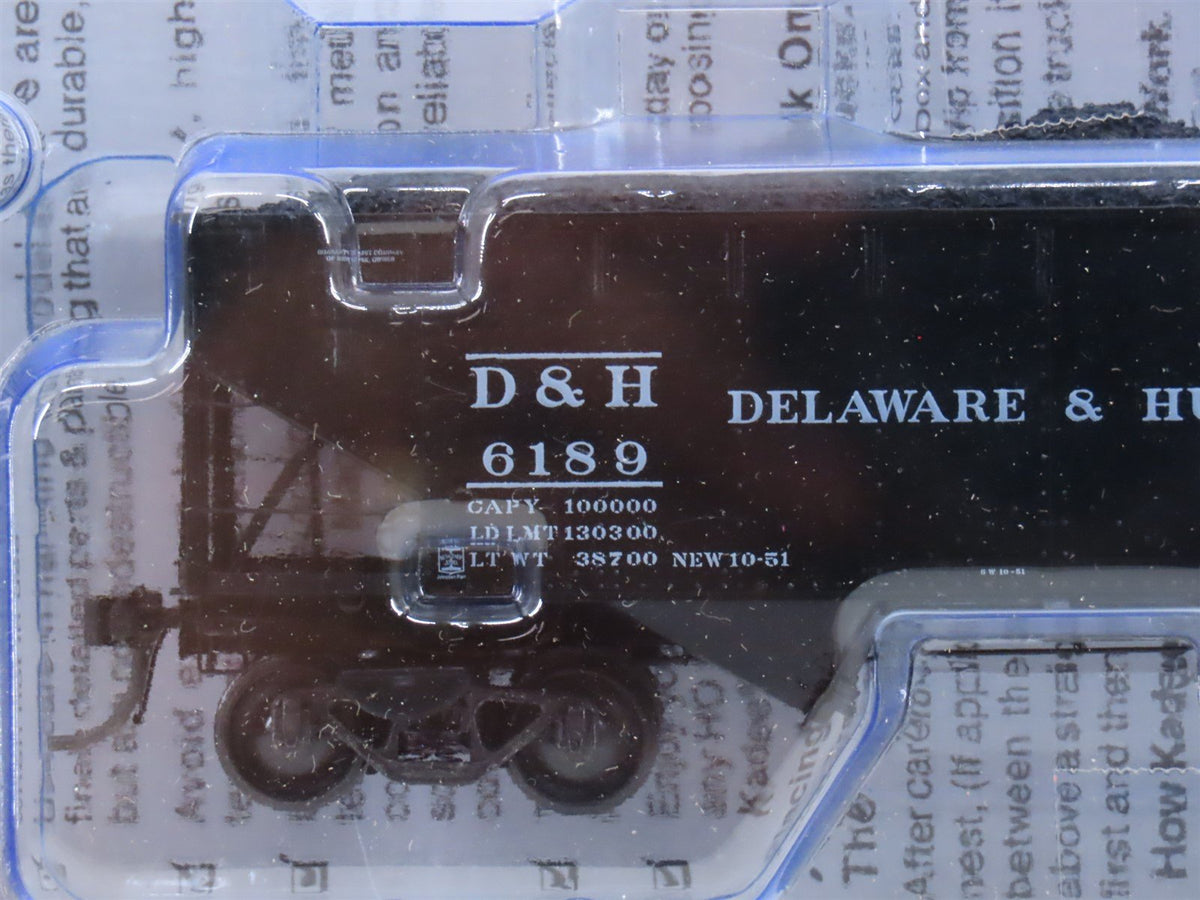 HO Scale Kadee 7013 D&amp;H Delaware &amp; Hudson 2-Bay Open Hopper #6189 -Sealed