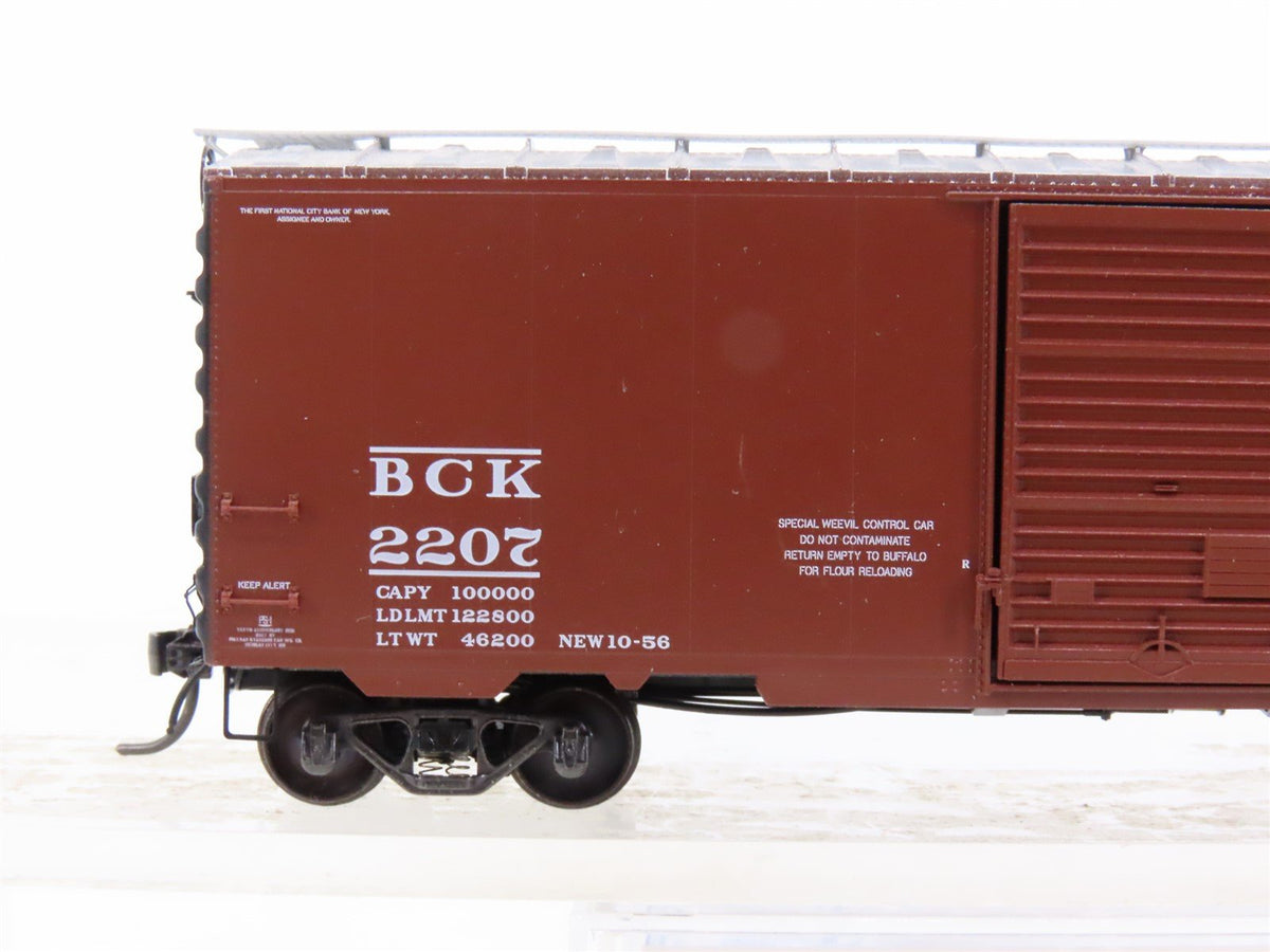 HO Scale Kadee 4911 BCK Buffalo Creek Railroad 40&#39; Single Door Box Car #2207