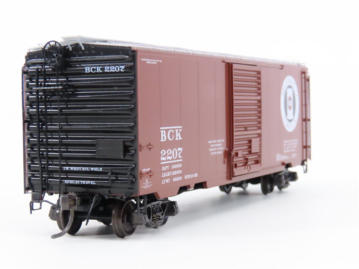 HO Scale Kadee 4911 BCK Buffalo Creek Railroad 40&#39; Single Door Box Car #2207