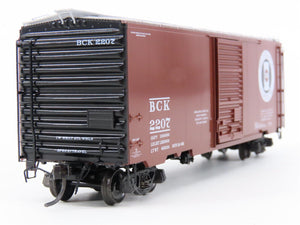 HO Scale Kadee 4911 BCK Buffalo Creek Railroad 40' Single Door Box Car #2207