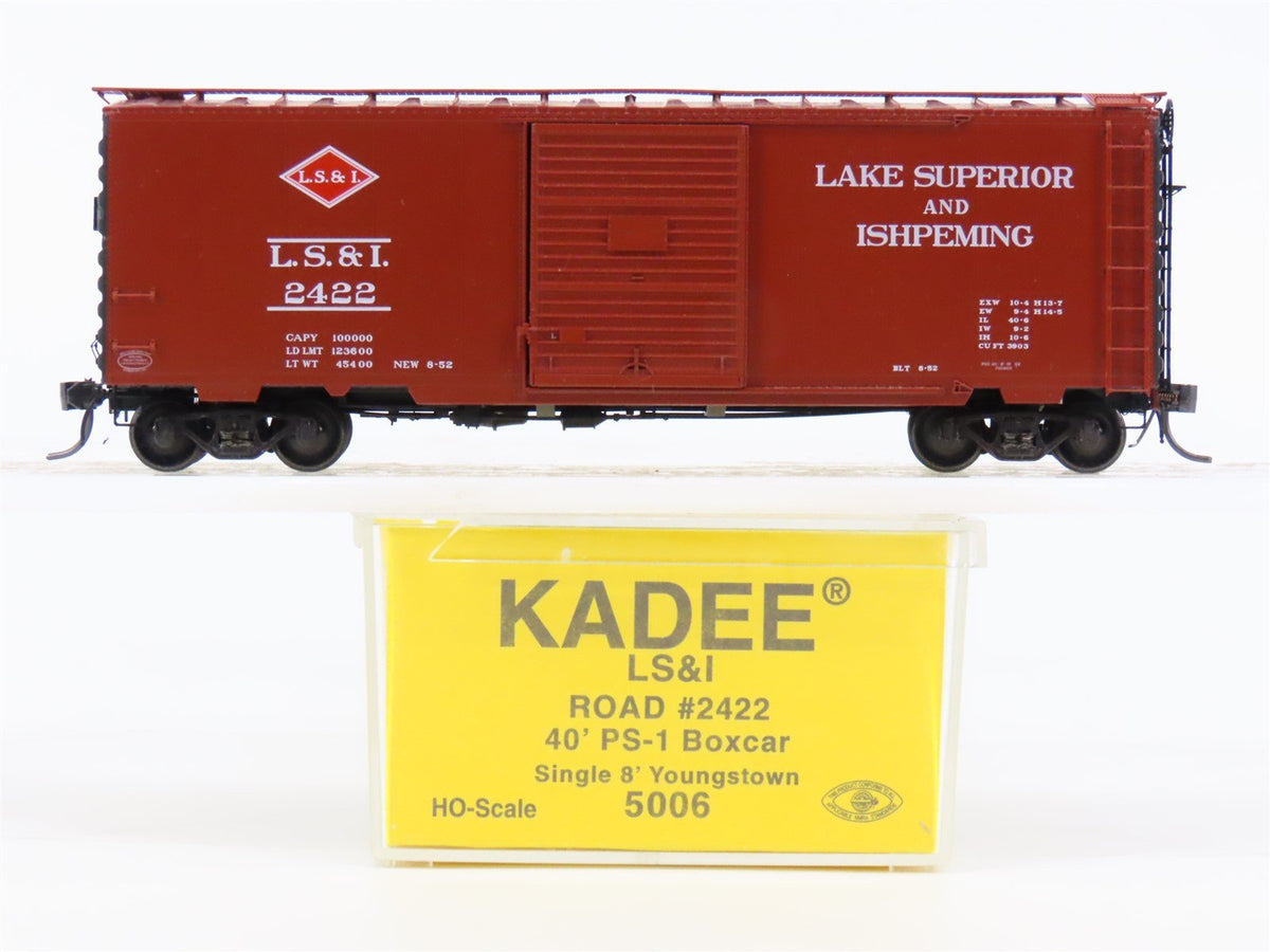 HO Scale Kadee 5006 LS&amp;I Lake Superior &amp; Ishpeming 40&#39; Single Door Box Car #2422