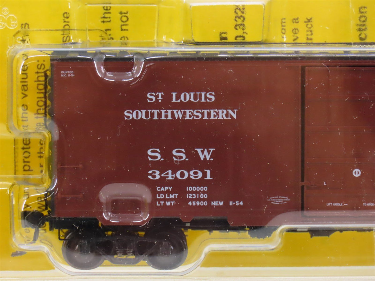 HO Scale Kadee 4902 SSW Cotton Belt Route 40&#39; Single Door Box Car #34091 -Sealed