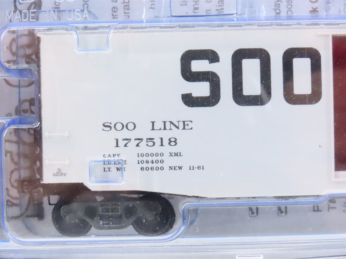 HO Scale Kadee 6119 SOO Line 50&#39; Single Door Box Car #177518 - Sealed