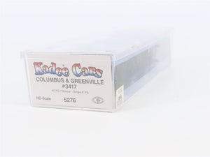 HO Scale Kadee 5276 C&G Columbus & Greenville Single Door Box Car #3417 -Sealed