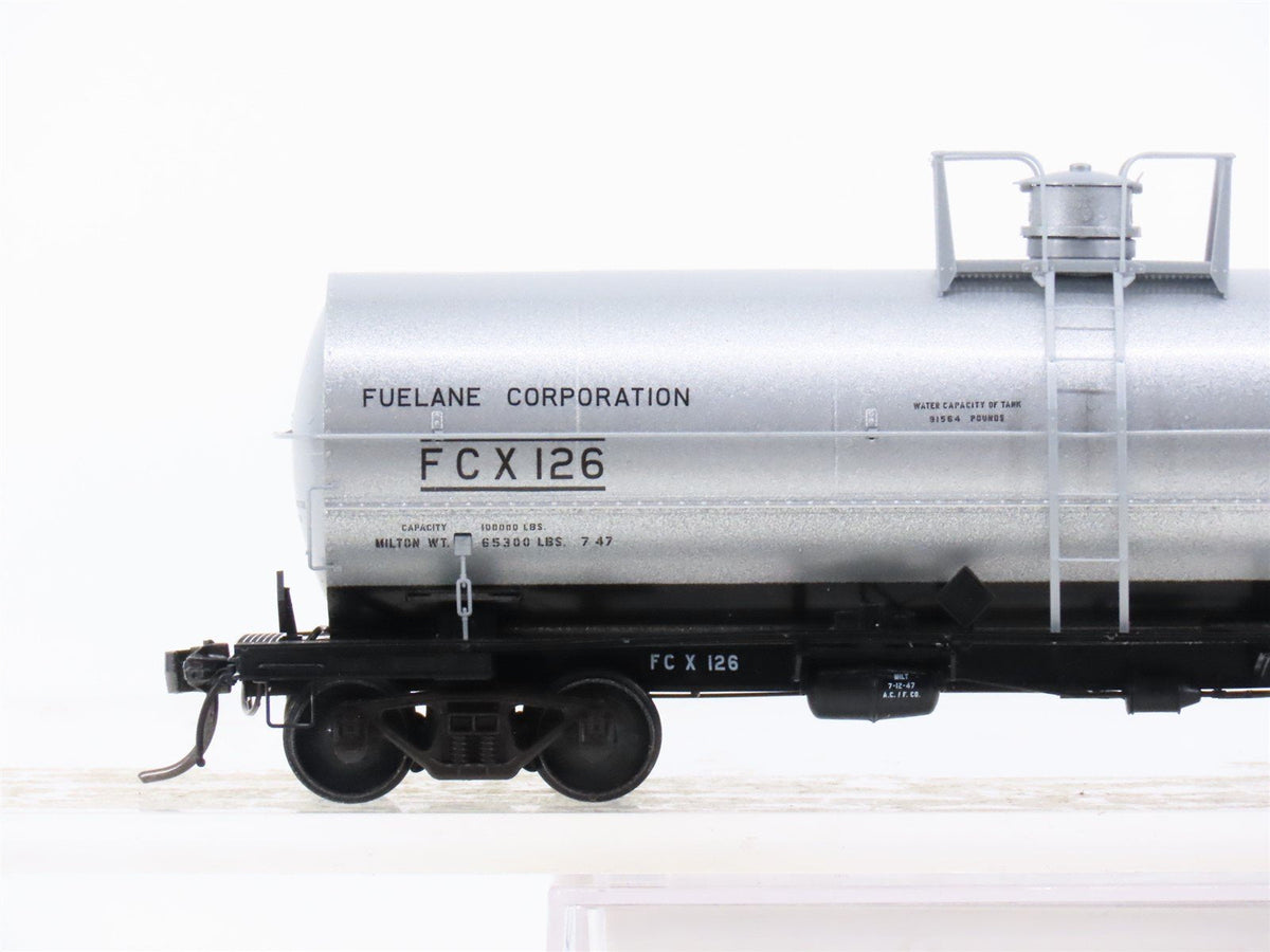 HO Scale Kadee 9011 FCX Fuelane Corporation &quot;Happy Cooking&quot; Tank Car #126