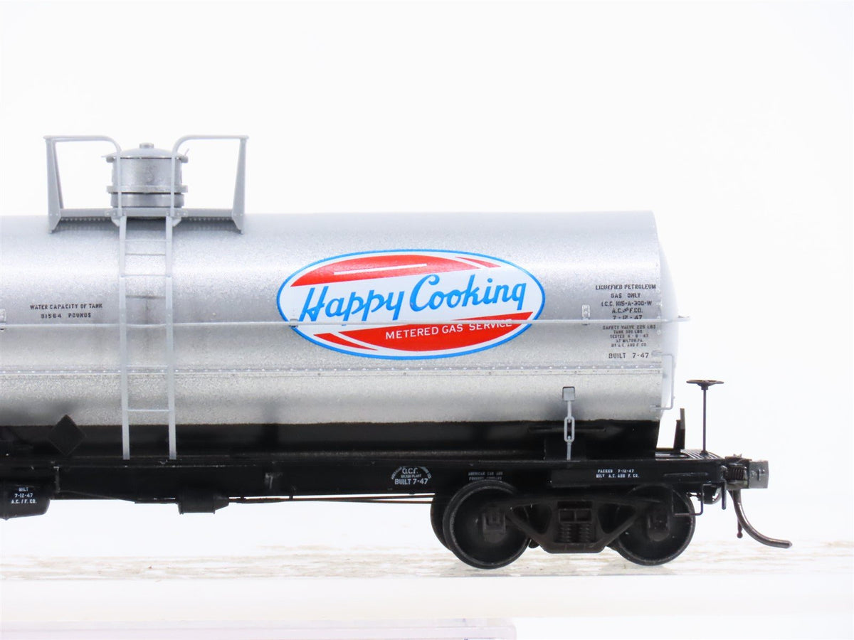 HO Scale Kadee 9011 FCX Fuelane Corporation &quot;Happy Cooking&quot; Tank Car #126