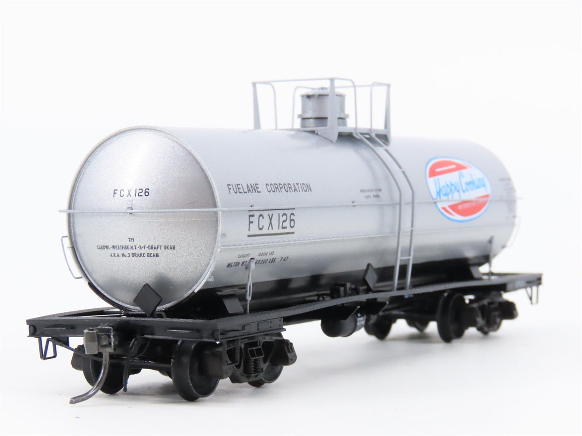 HO Scale Kadee 9011 FCX Fuelane Corporation &quot;Happy Cooking&quot; Tank Car #126