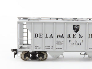 LOT of 2 HO Scale Atlas 1857/1808 D&H Delaware & Hudson 2-Bay Hopper Cars