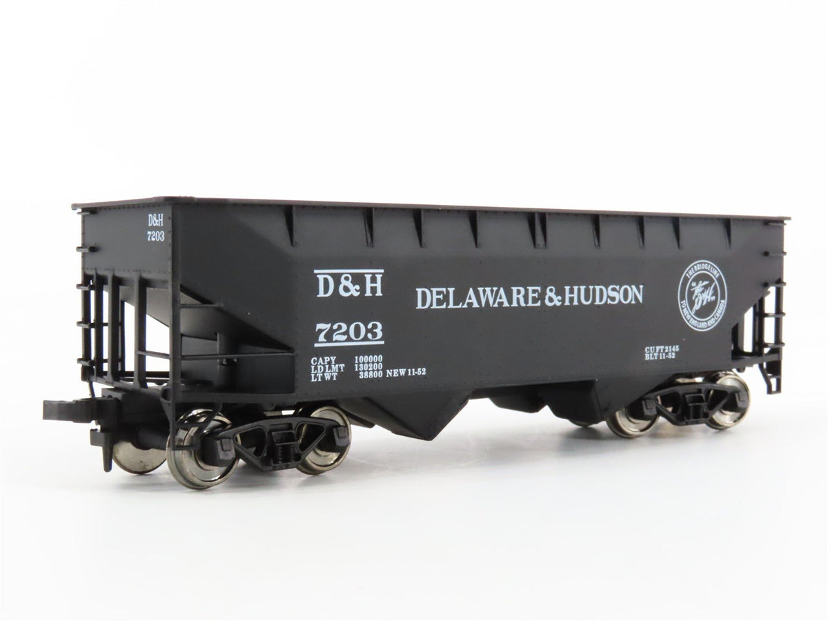 LOT of 2 HO Scale Atlas 1857/1808 D&amp;H Delaware &amp; Hudson 2-Bay Hopper Cars