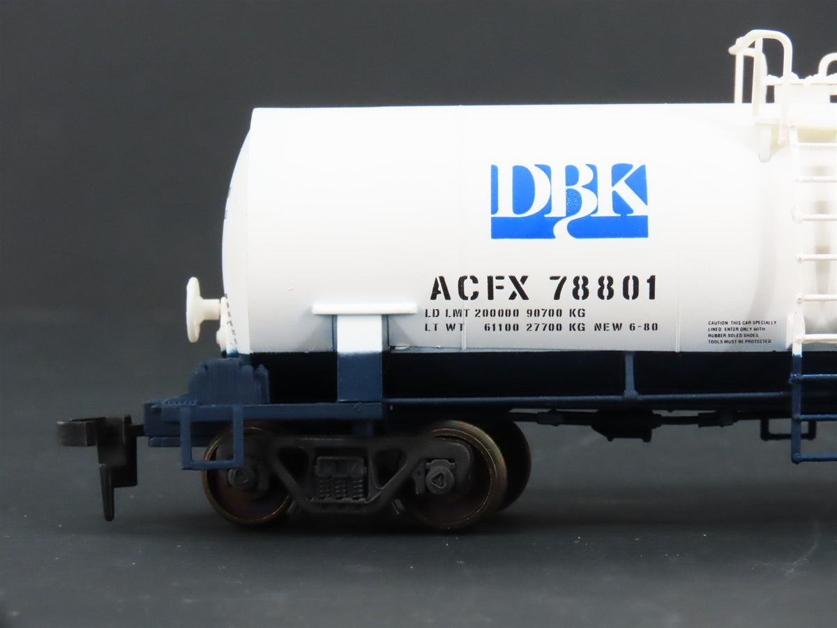 HO Scale Atlas 1706 ACFX Dry Branch Kaolin Chemical Tank Car #78801