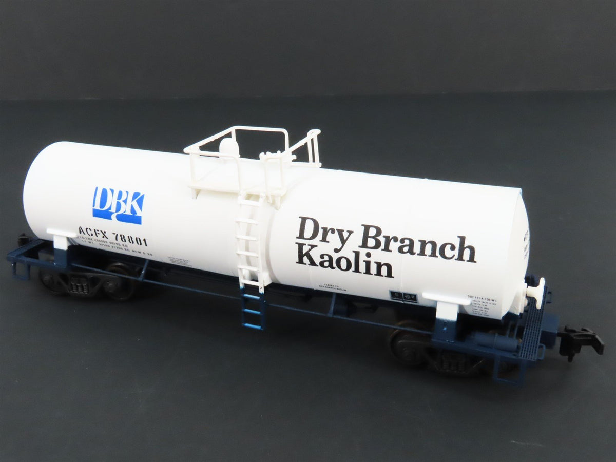 HO Scale Atlas 1706 ACFX Dry Branch Kaolin Chemical Tank Car #78801