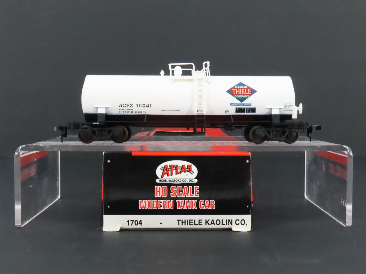 HO Scale Atlas 1704 ACFX Kaolin Thiele Company Chemical Tank Car #78041