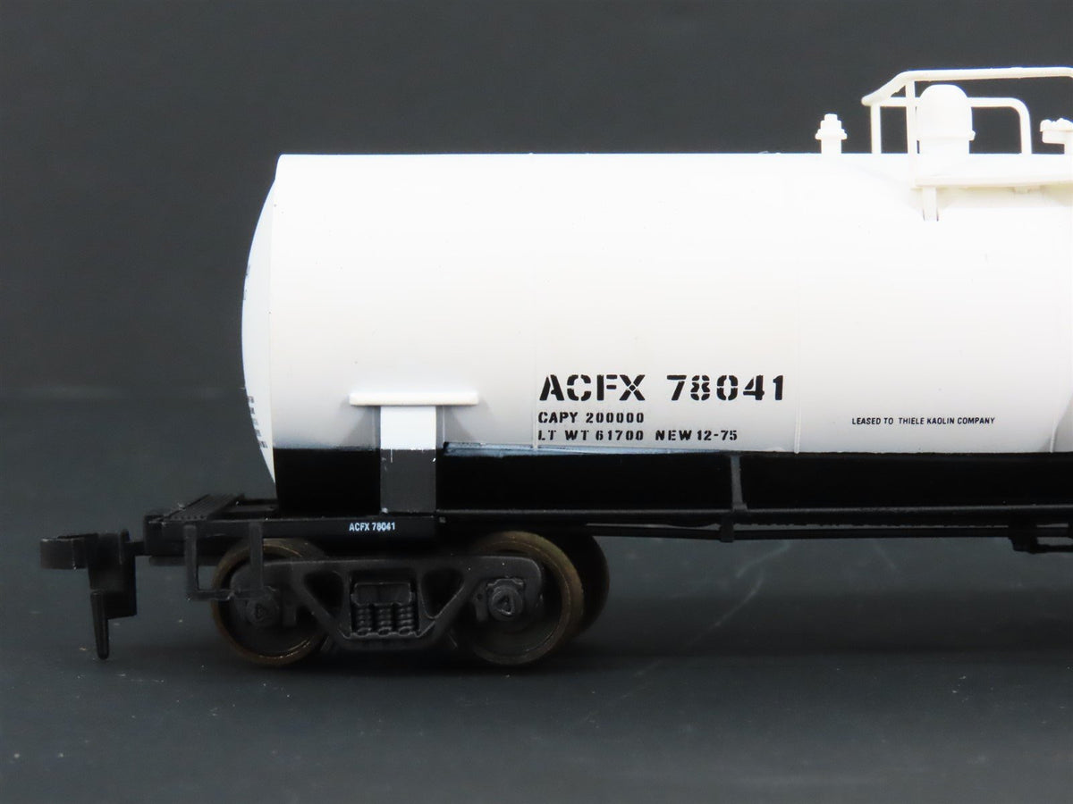 HO Scale Atlas 1704 ACFX Kaolin Thiele Company Chemical Tank Car #78041