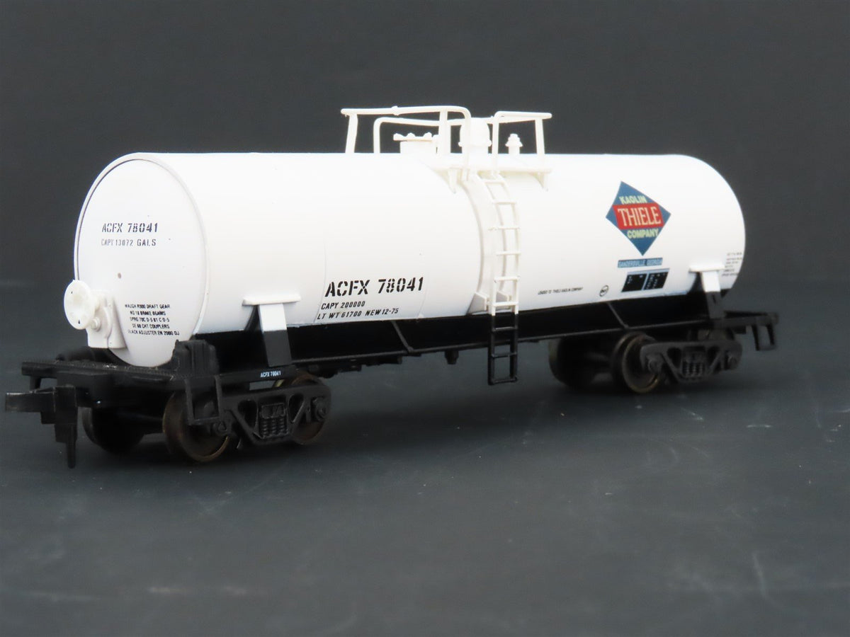 HO Scale Atlas 1704 ACFX Kaolin Thiele Company Chemical Tank Car #78041