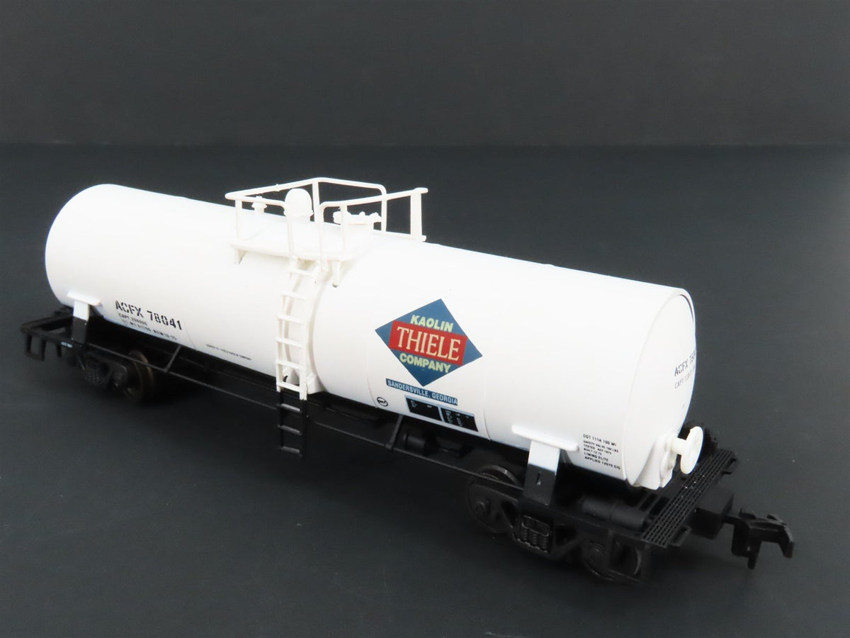 HO Scale Atlas 1704 ACFX Kaolin Thiele Company Chemical Tank Car #78041