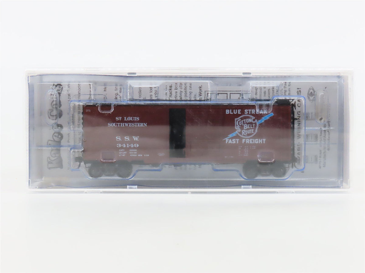 HO Scale Kadee 4913 SSW Cotton Belt Route 40&#39; Single Door Box Car #34149 -Sealed