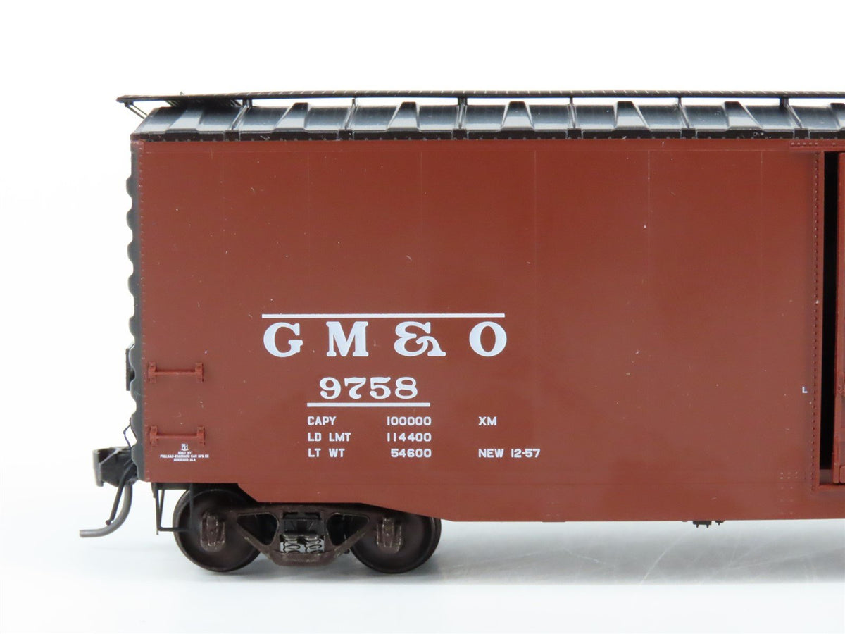 HO Scale Kadee 6003 GM&amp;O Gulf Mobile &amp; Ohio 50&#39; Single Door Box Car #9758