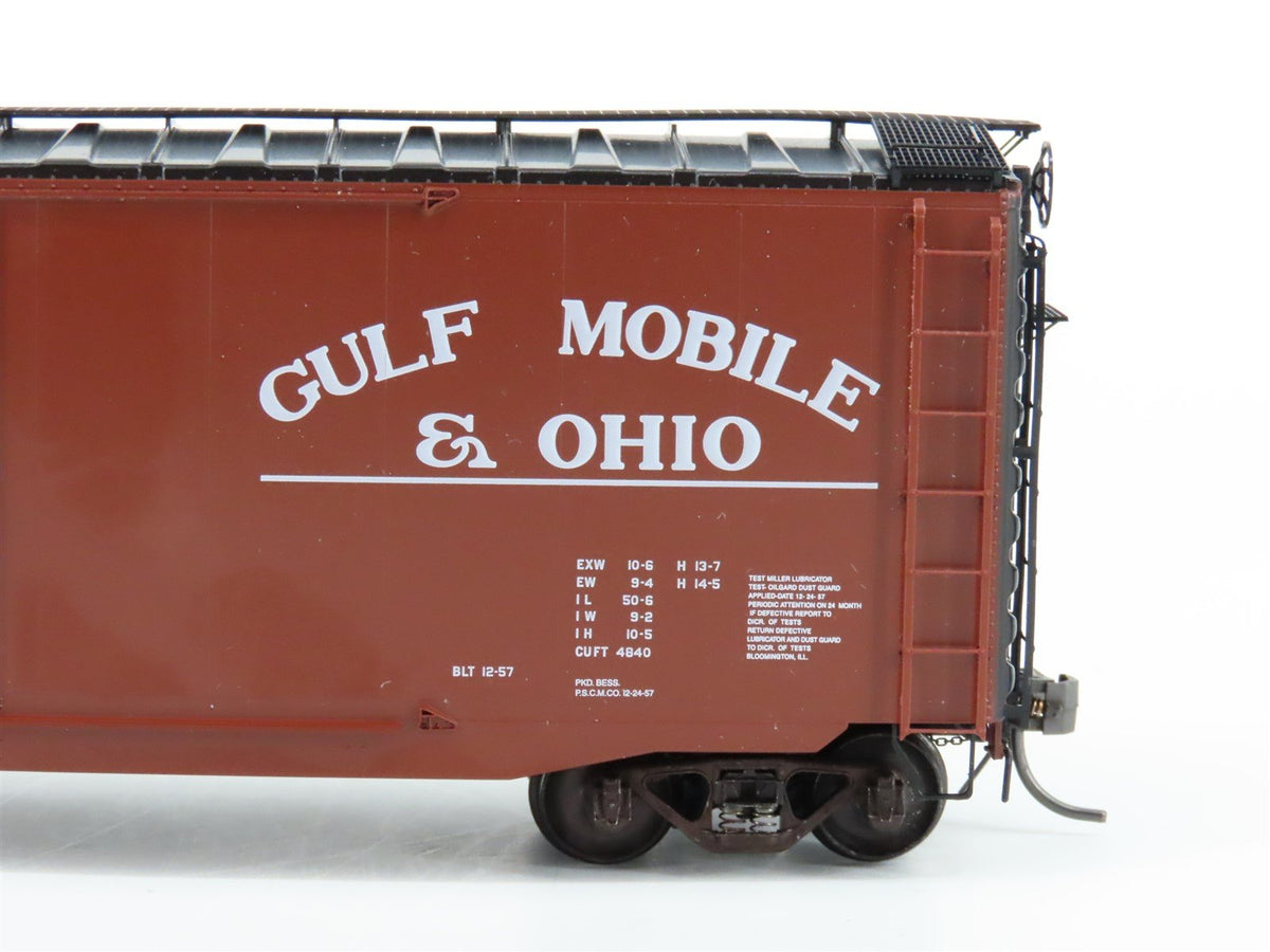 HO Scale Kadee 6003 GM&amp;O Gulf Mobile &amp; Ohio 50&#39; Single Door Box Car #9758