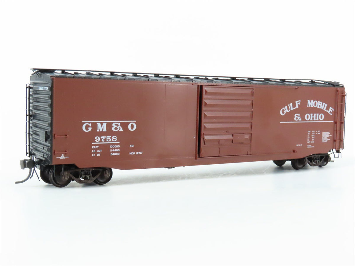 HO Scale Kadee 6003 GM&amp;O Gulf Mobile &amp; Ohio 50&#39; Single Door Box Car #9758