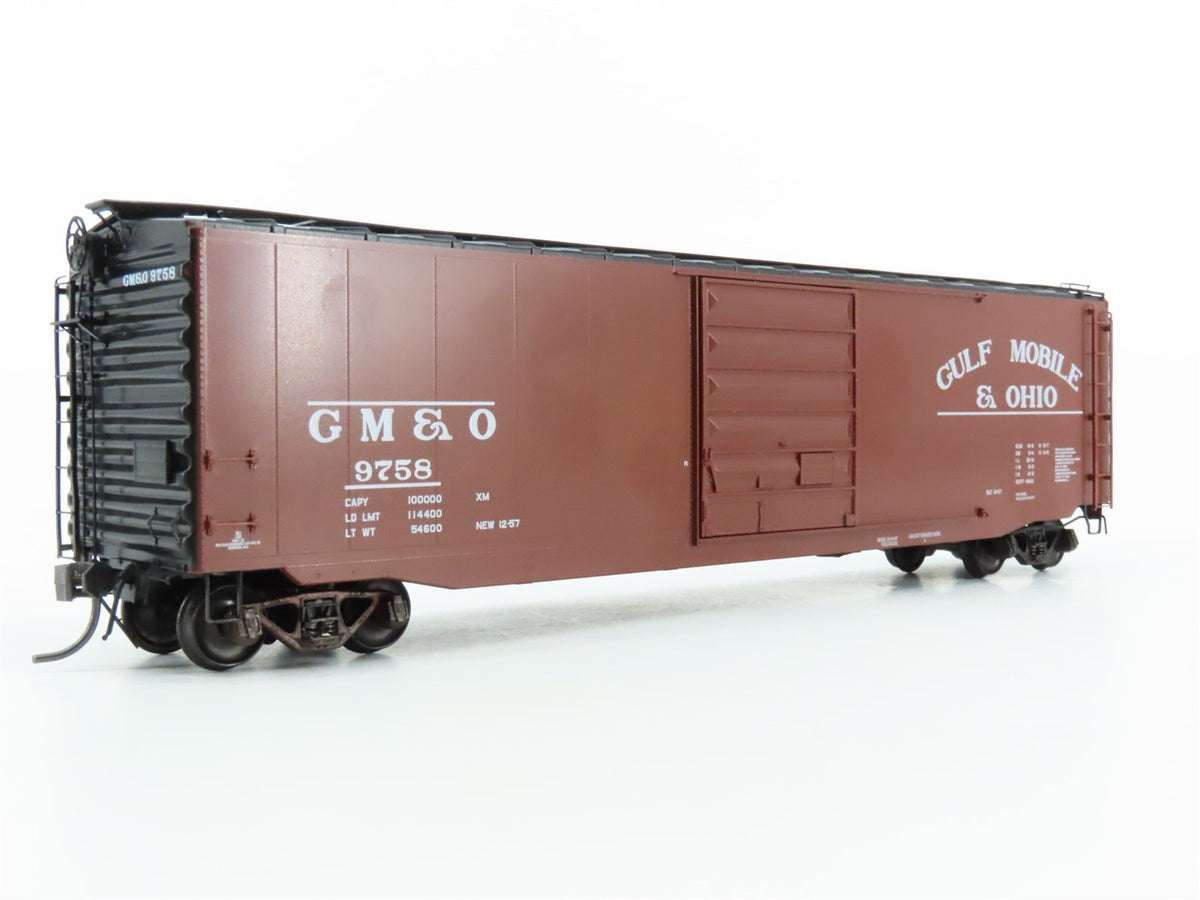 HO Scale Kadee 6003 GM&amp;O Gulf Mobile &amp; Ohio 50&#39; Single Door Box Car #9758