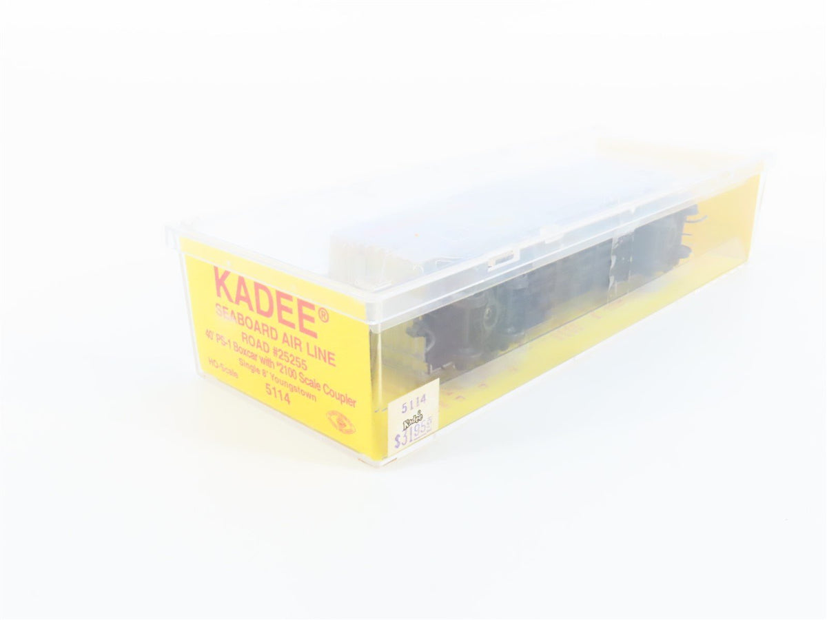 HO Scale Kadee 5114 SAL Seaboard Air Line 40&#39; Single Door Box Car #25255 -Sealed