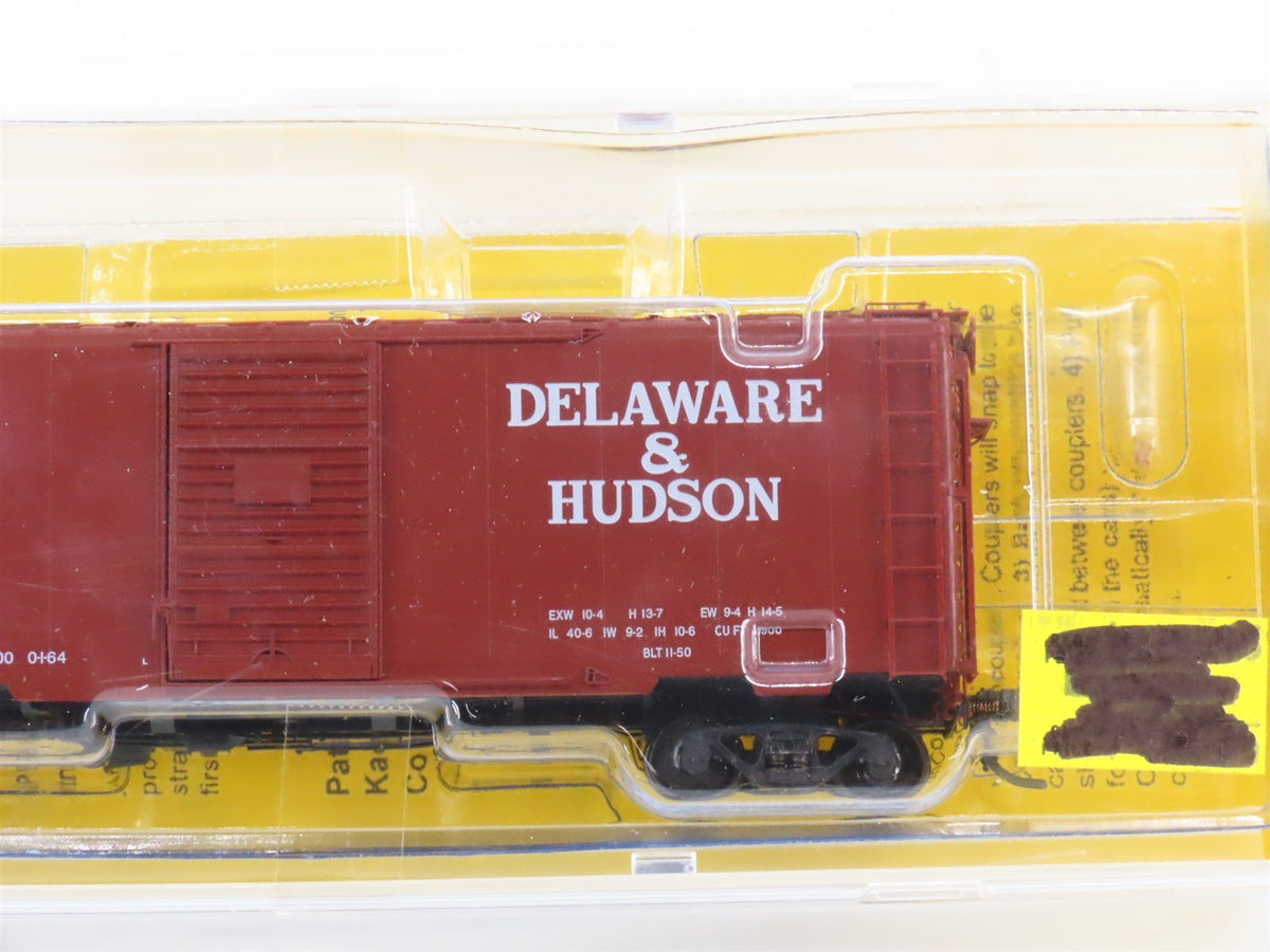 HO Scale Kadee 4042 D&amp;H Delaware &amp; Hudson 40&#39; Single Door Box Car #18661 -Sealed