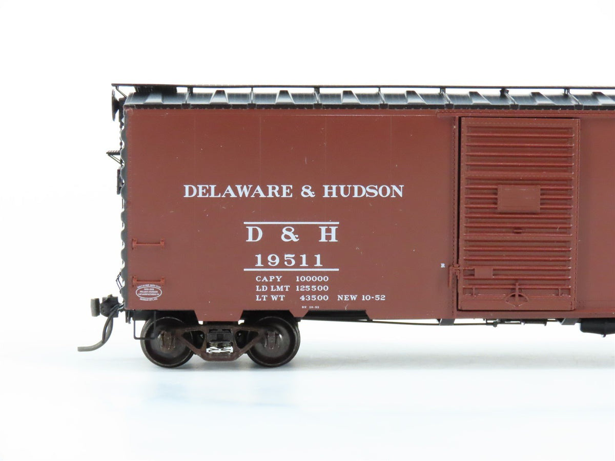 HO Scale Kadee 4056 D&amp;H Delaware &amp; Hudson 40&#39; Single Door Box Car #19511