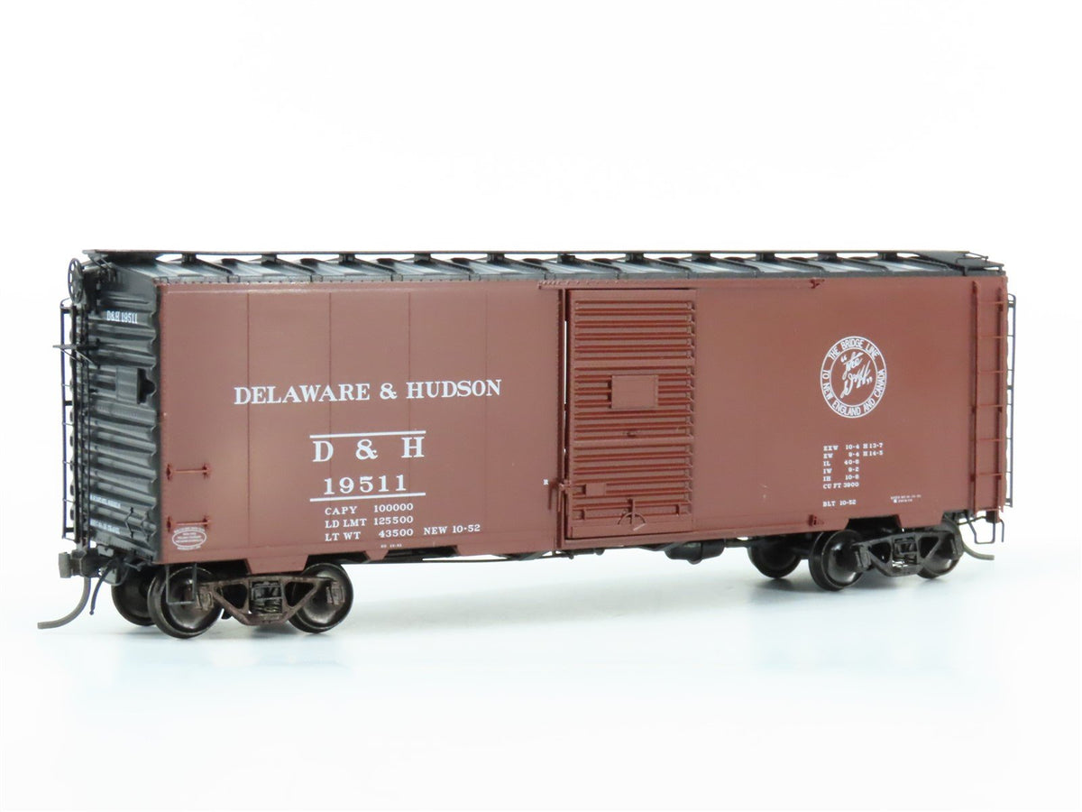 HO Scale Kadee 4056 D&amp;H Delaware &amp; Hudson 40&#39; Single Door Box Car #19511