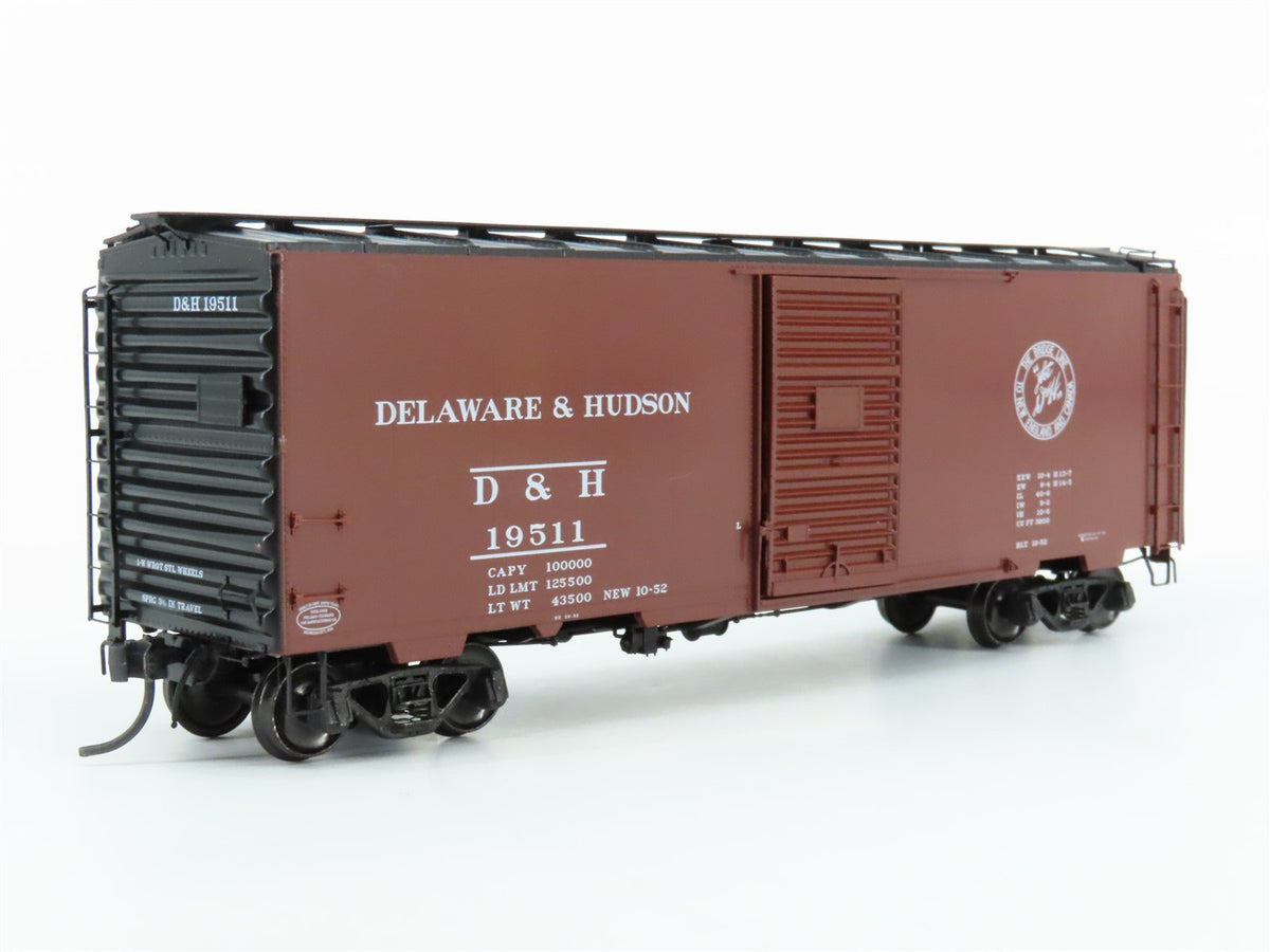 HO Scale Kadee 4056 D&amp;H Delaware &amp; Hudson 40&#39; Single Door Box Car #19511