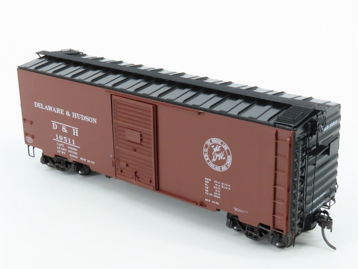 HO Scale Kadee 4056 D&amp;H Delaware &amp; Hudson 40&#39; Single Door Box Car #19511