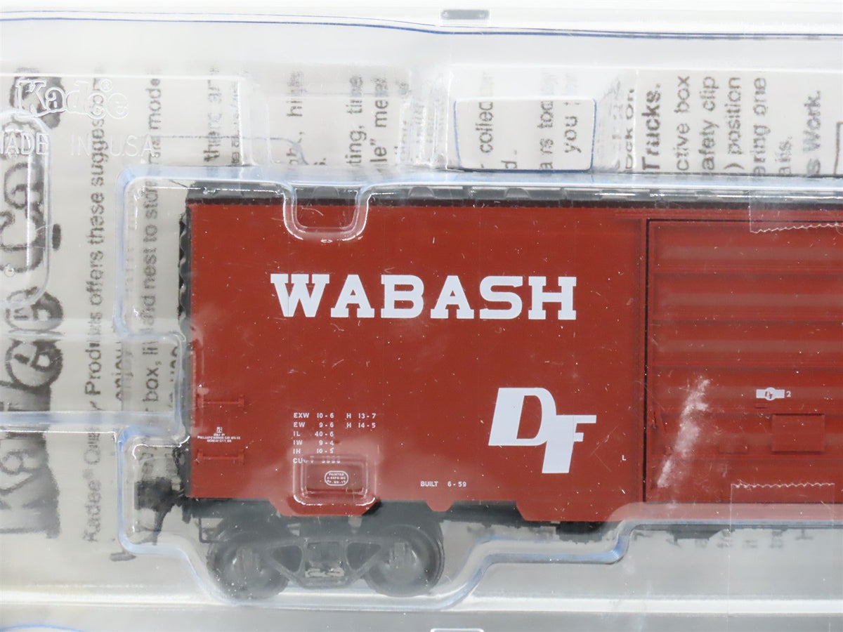 HO Scale Kadee 5267 WAB Wabash Railroad 40&#39; Single Door Box Car #7607 -Sealed