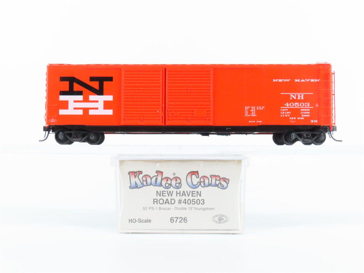 HO Scale Kadee 6726 NH New Haven Railroad 50&#39; Double Door Box Car #40503