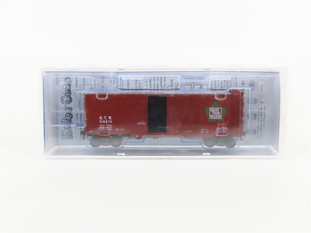 HO Kadee 5268 GTW Grand Trunk Western 40&#39; Single Door Box Car #516874 -Sealed