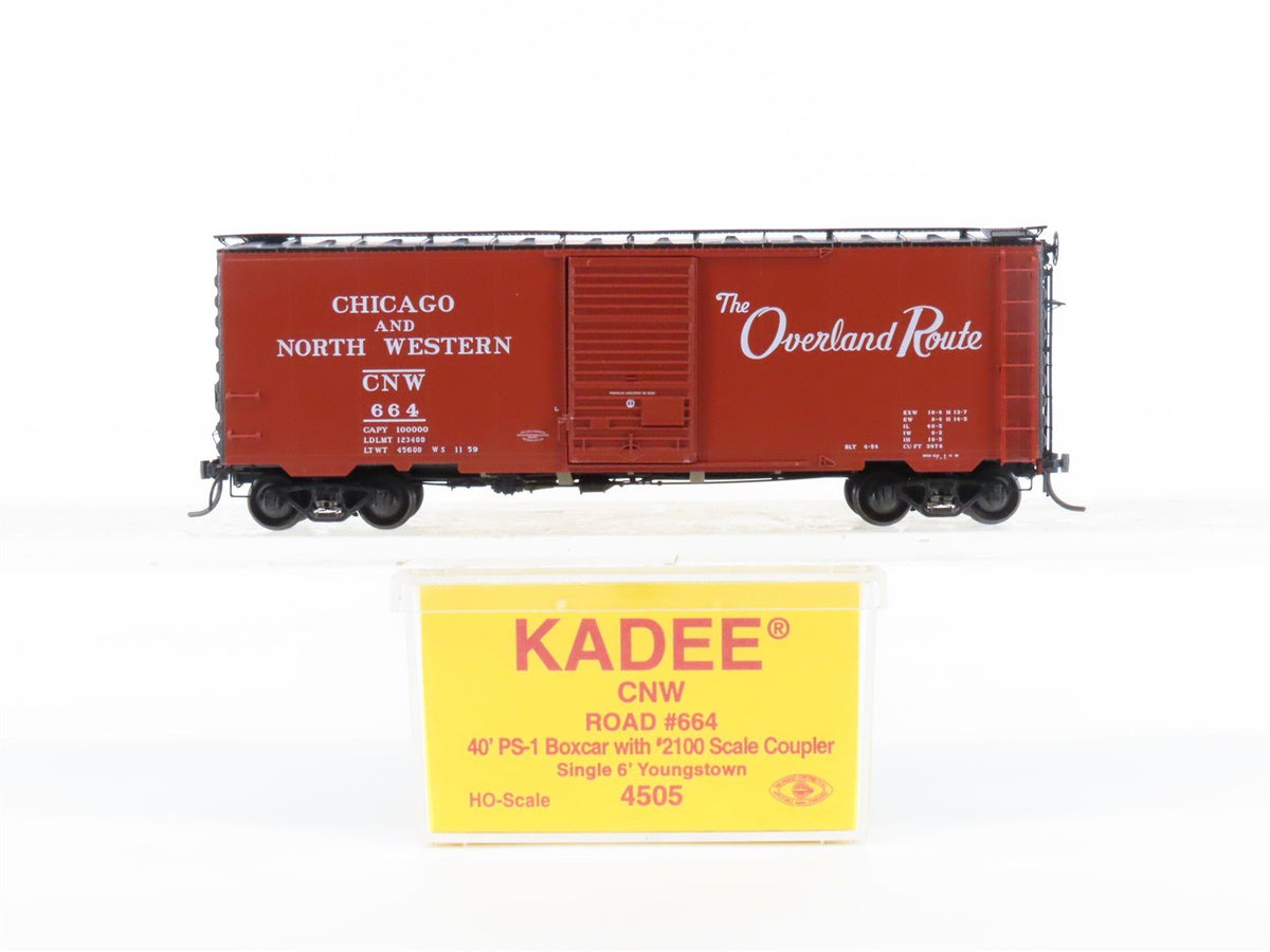 HO Scale Kadee 4505 CNW Chicago North Western 40&#39; Single Door Box Car #664