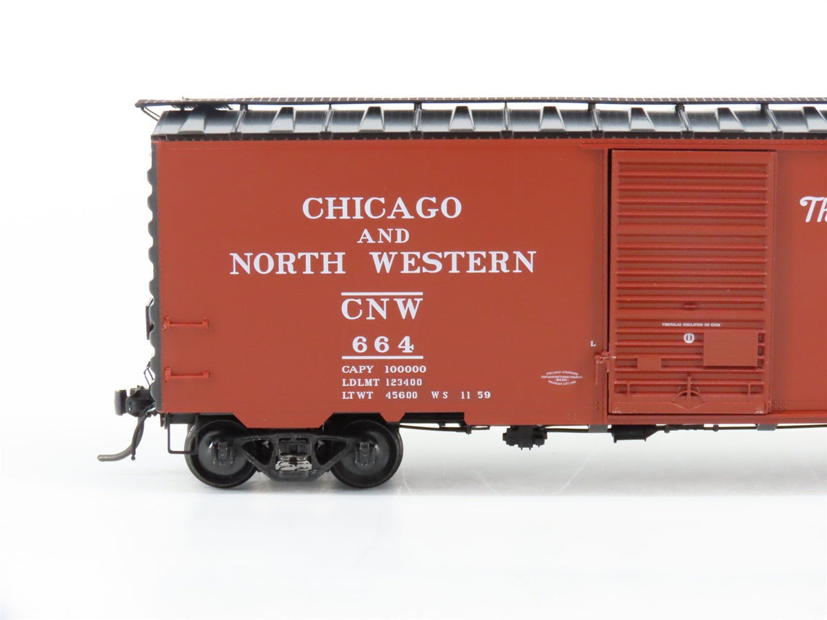 HO Scale Kadee 4505 CNW Chicago North Western 40&#39; Single Door Box Car #664