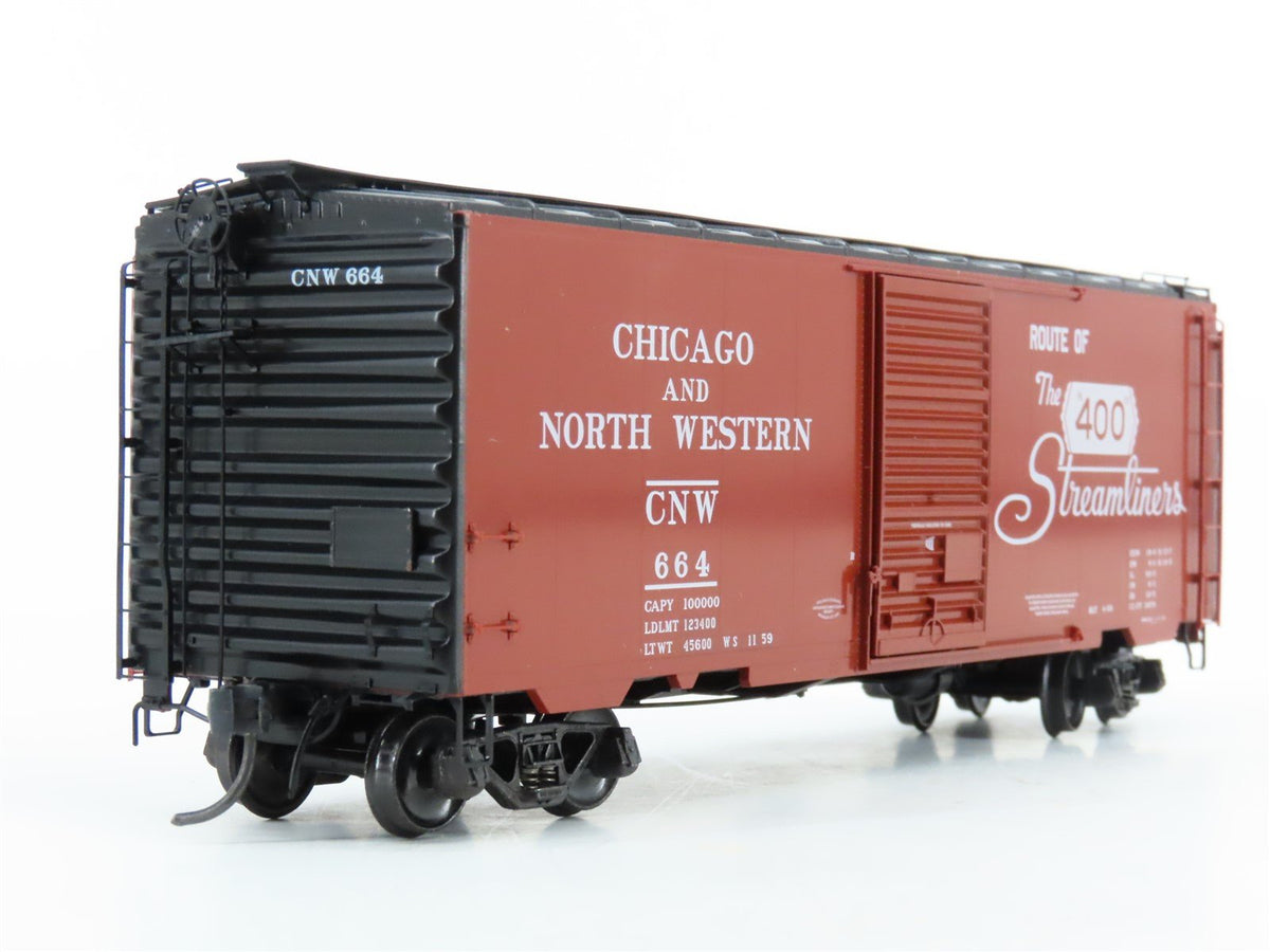 HO Scale Kadee 4505 CNW Chicago North Western 40&#39; Single Door Box Car #664