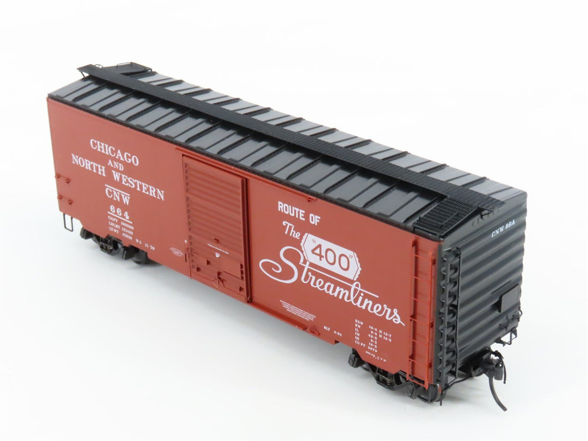 HO Scale Kadee 4505 CNW Chicago North Western 40&#39; Single Door Box Car #664