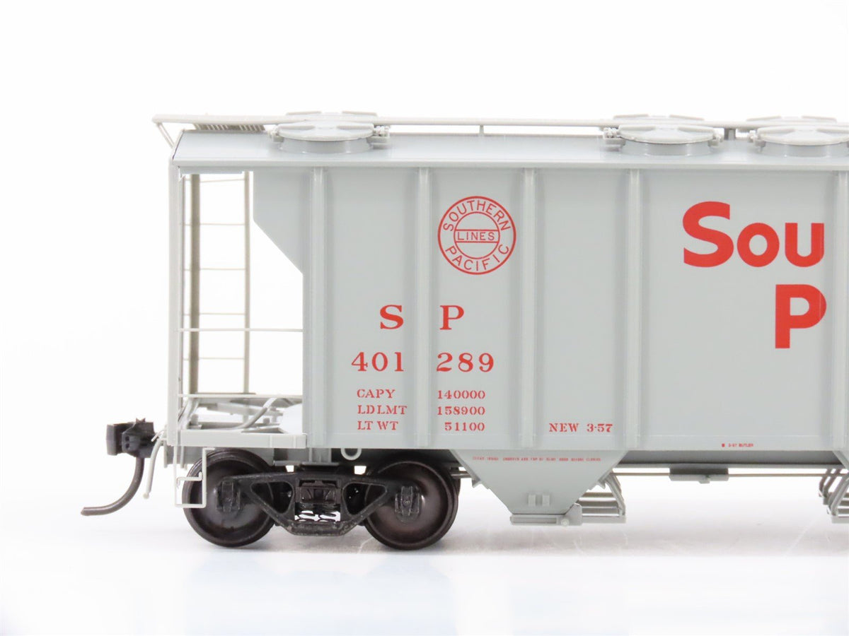 HO Scale Kadee 8018 SP Southern Pacific Railroad 2-Bay Covered Hopper #401289