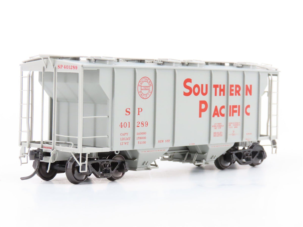 HO Scale Kadee 8018 SP Southern Pacific Railroad 2-Bay Covered Hopper #401289